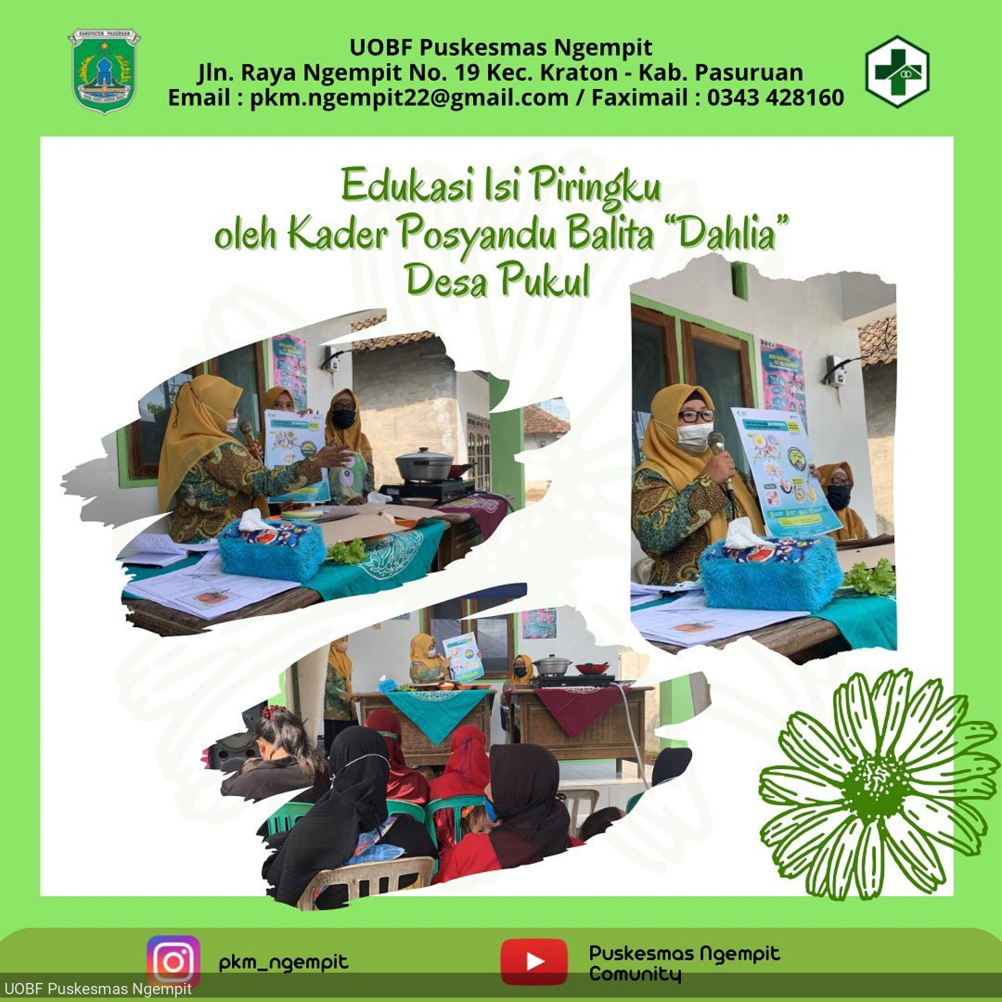 Edukasi Isi Piringku Oleh Kader Posyandu